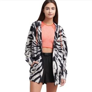 DKNY Sports Tie Dye Crop Hoodie